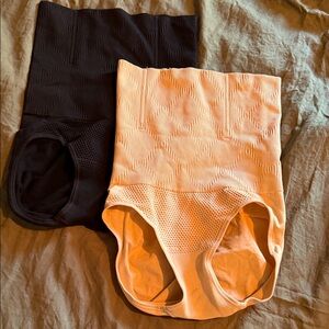 Black and Nude  High-Waisted Shapewear undies